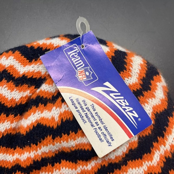 RARE NWT ZUBAZ Chicago Bears Winter Beanie Hat - Picture 5 of 10